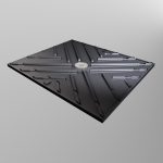 Platou de dus invisible level